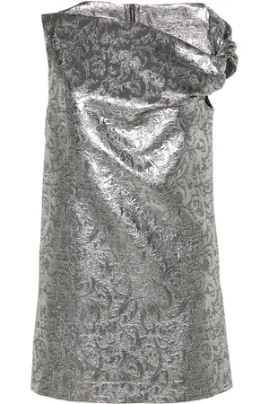 Msgm Vestido corto con efecto brocado