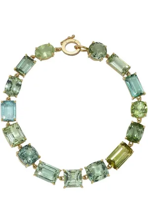 Irene Neuwirth Pulsera Gemmy Gem en oro amarillo de 18kt con turmalina