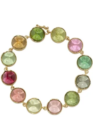 Irene Neuwirth Pulsera en oro amarillo de 18kt con turmalina