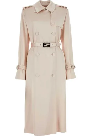 Fendi Gabardina de seda