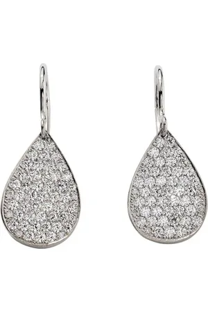 Irene Neuwirth Aretes en oro blanco de 18kt con diamantes