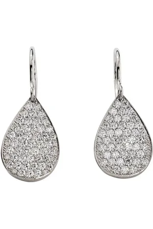 Irene Neuwirth Aretes en oro blanco de 18kt con diamantes