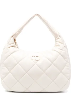 Twin-Set Tote con placa del logo