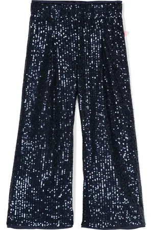 Billieblush Pantalones anchos bordados con lentejuelas