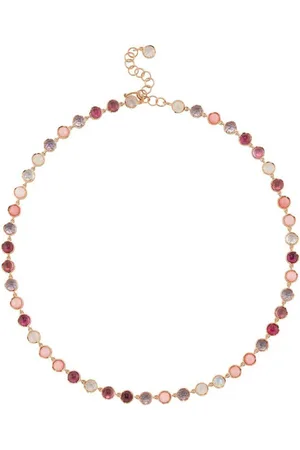 Irene Neuwirth Collar Classic pequeño en oro rosa de 18kt con gemas