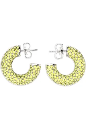 Amina Muaddi Aretes Cameron mini