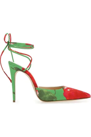 MAGDA BUTRYM Zapatillas con estampado floral y tacón de 110mm