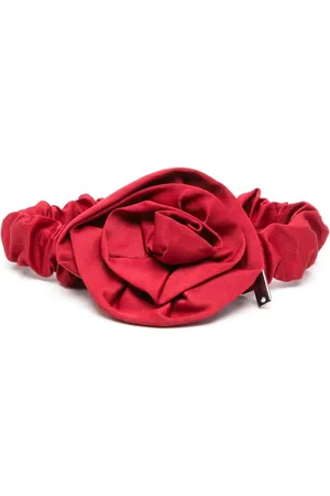 MONNALISA Banda para el cabello elástica y aplique floral
