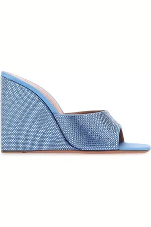 Amina Muaddi Mules Lupita con tacón 95mm