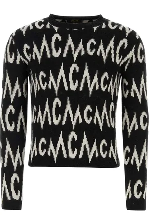 MCM Suéter tejido con logo en intarsia