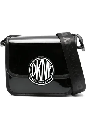 DKNY Bolsa de hombro con parche del logo