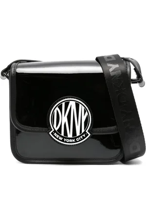DKNY Bolsa de hombro con parche del logo