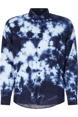 Vilebrequin Camisa con estampado tie-dye