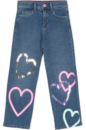 Billieblush Jeans con motivo de corazón