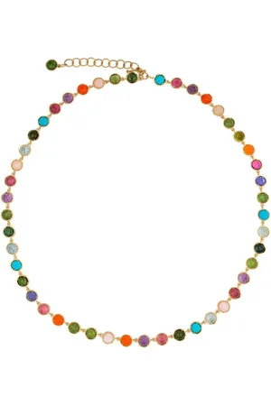 Irene Neuwirth Collar Classic pequeño en oro amarillo de 18kt con gemas