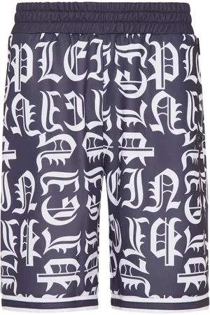 Philipp Plein Shorts con logo estampado