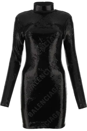 Balenciaga Vestido corto bordado con lentejuelas