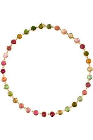 Irene Neuwirth Collar Classic mediano en oro amarillo de 18kt con turmalina