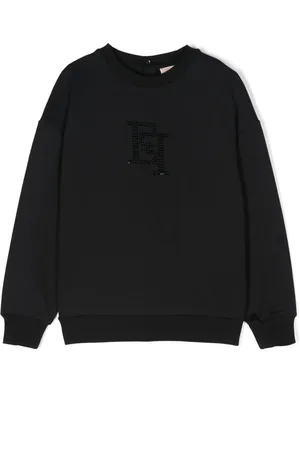 Elisabetta Franchi Sudadera con logo y detalles