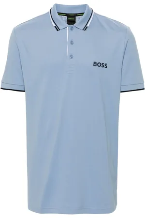 HUGO BOSS Playera tipo polo con logo bordado