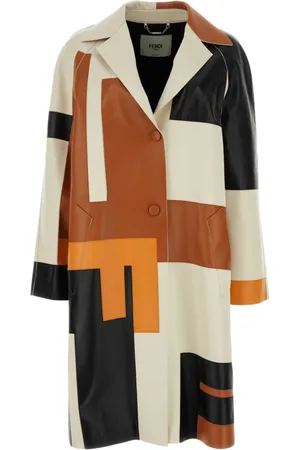 Fendi Sobretodo con estampado geométrico