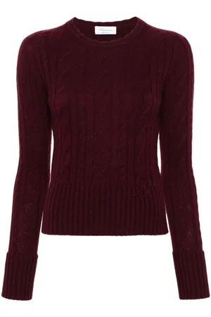 BLUMARINE Suéter con motivo del logo