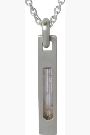 PARTS OF FOUR Collar con dije de placa