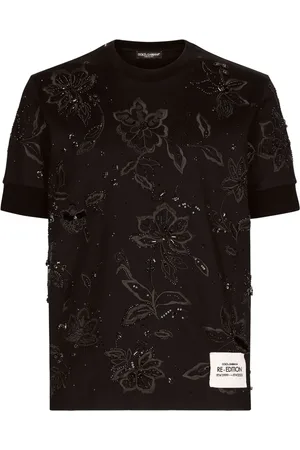 Dolce & Gabbana Playera con bordado floral
