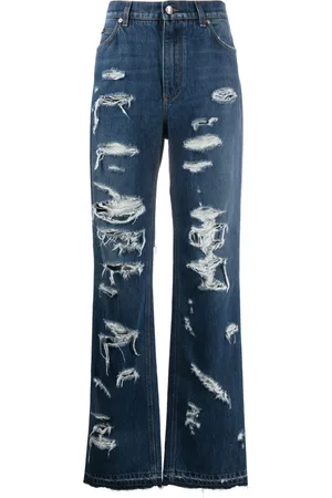 Dolce & Gabbana Jeans boyfriend con efecto envejecido