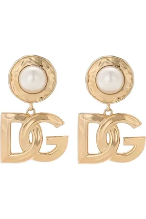 Dolce & Gabbana Aretes con dije del logo