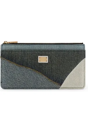 Dolce & Gabbana Cartera con diseño patchwork y placa del logo