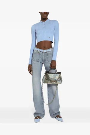 Dolce & Gabbana Jeans tapered con bolsillos de parche