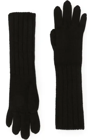 Dolce & Gabbana Guantes tejidos de canalé