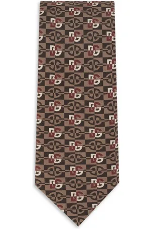 Dolce & Gabbana Corbata de seda con logo en jacquard