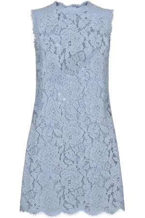 Dolce & Gabbana Vestido corto con encaje floral