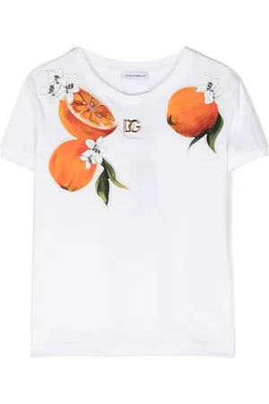 Dolce & Gabbana Playera con fruta bordada