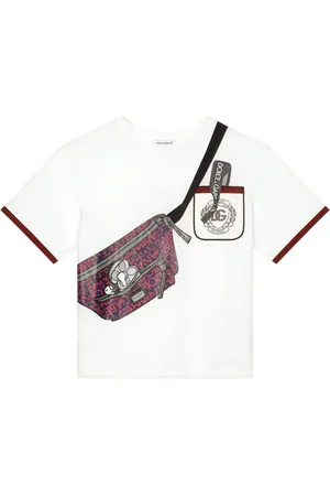 Dolce & Gabbana Playera con bolsa estampada