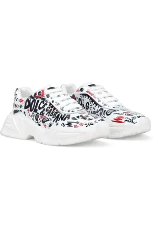 Dolce & Gabbana Tenis con agujetas estampados