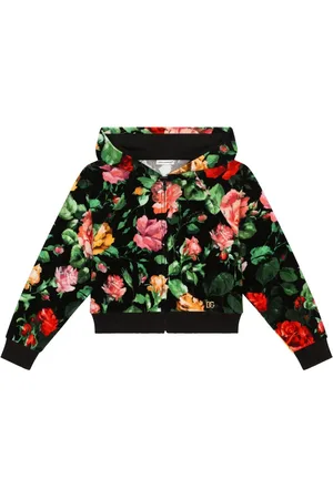 Dolce & Gabbana Hoodie con rosas estampadas