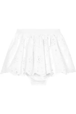 Dolce & Gabbana Falda con bordado inglés
