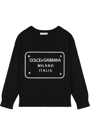 Dolce & Gabbana Suéter con logo bordado
