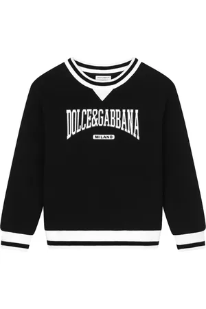 Dolce & Gabbana Sudadera con cuello redondo y logo estampado