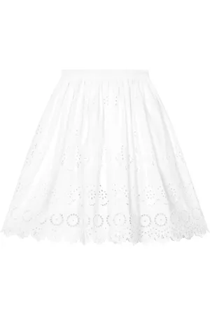 Dolce & Gabbana Falda con bordado inglés