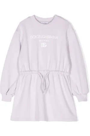 Dolce & Gabbana Vestido con logo estampado