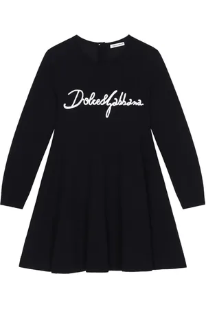 Dolce & Gabbana Vestido con logo bordado