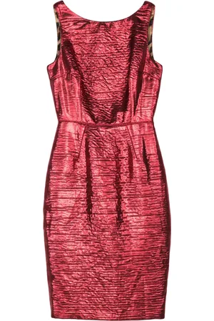 Dolce & Gabbana Vestido con efecto metalizado 2000