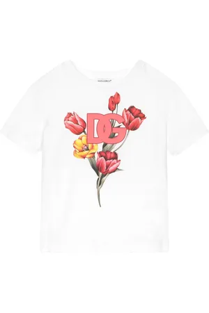Dolce & Gabbana Playera con tulipán estampado