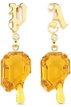 Palm Angels Aretes con dije de piedra