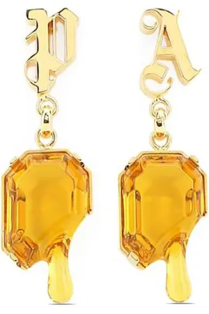 Palm Angels Aretes con dije de piedra