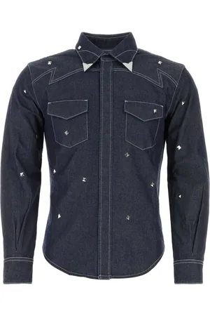 MCM Camisa de mezclilla con apliques